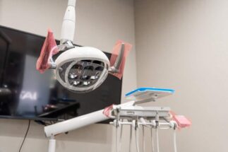 Modern dental chair and equipment at Edge Dental Houston