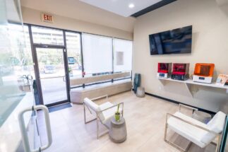 Dental exam room prepared for patient care in Houston
