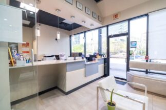 Houston dentist office interior at Edge Dental
