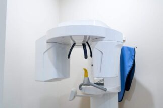 Modern dental office reception area at Edge Dental in Houston TX