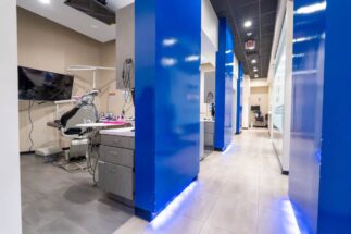 Bright and clean dental clinic interior in Memorial City Houston